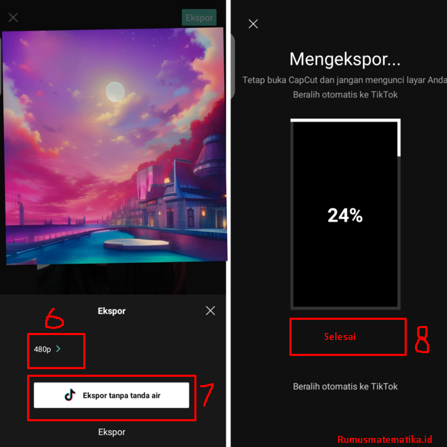 Tutorial Menggunakan Tamplate CapCut Tanpa Watermark