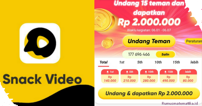 Memanfaatkan Sistem Refferal Di Snack Video