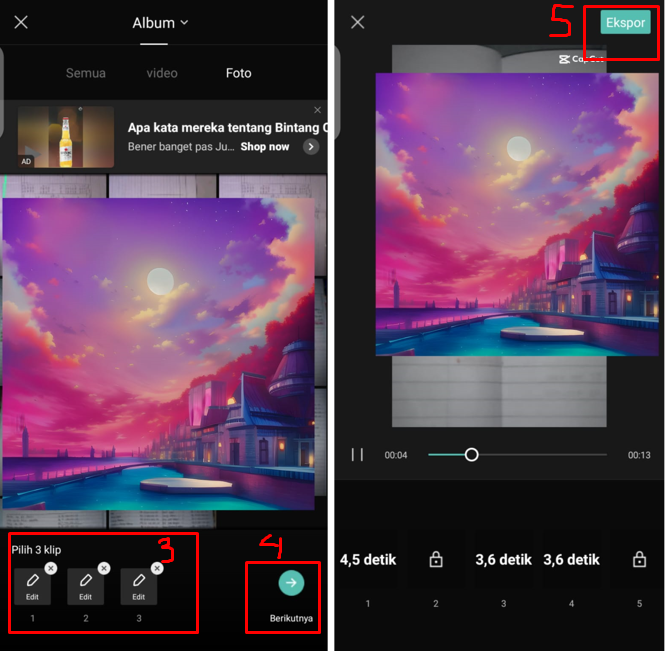 Tutorial Menggunakan Tamplate CapCut Tanpa Watermark