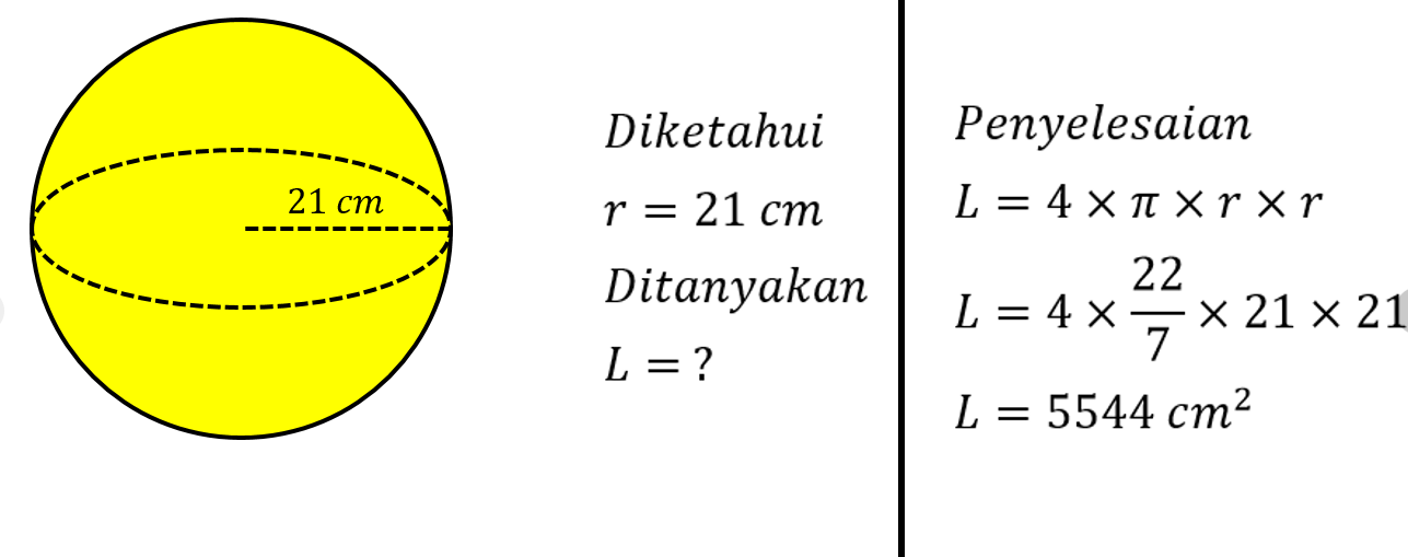 Menghitung Volume Bola