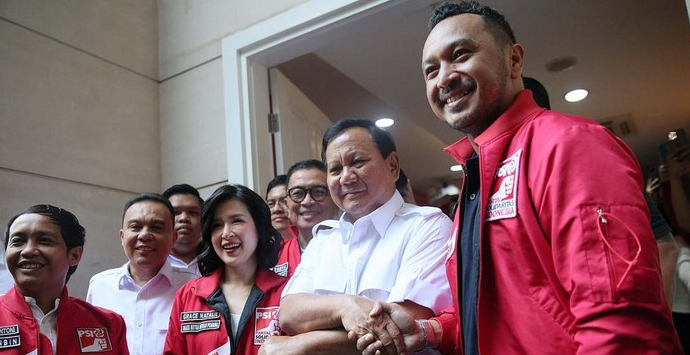 Prabowo Merasa Cocok dengan PSI